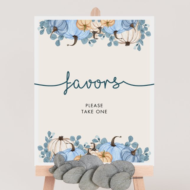 Pumpkin Baby Shower Favors Sign (Creator Uploaded)