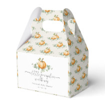 Pumpkin Baby Shower Gender Neutral Favor Box