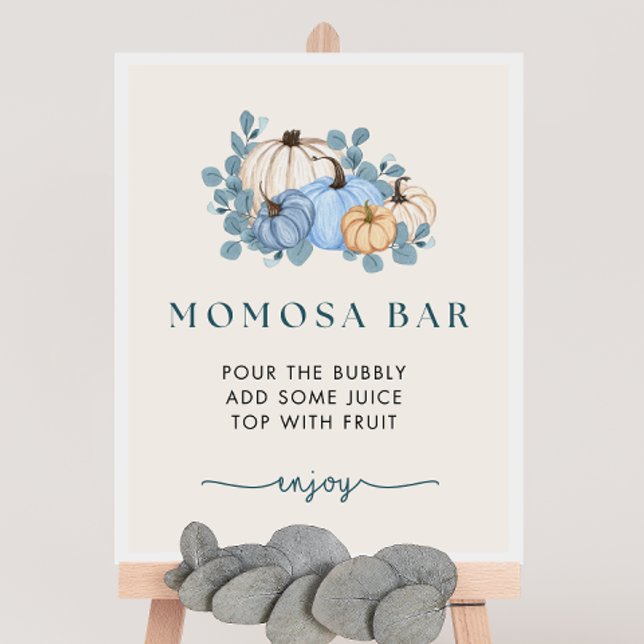 Pumpkin Baby Shower Momosa Bar Sign (Creator Uploaded)