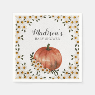 Pumpkin Baby Shower  Napkins