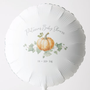 Pumpkin Baby Shower Party Decor Balloon Fall