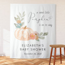 Pumpkin Baby Shower Photo Backdrop