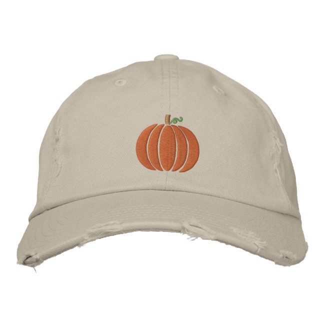 Pumpkin Baseball Cap (Front)