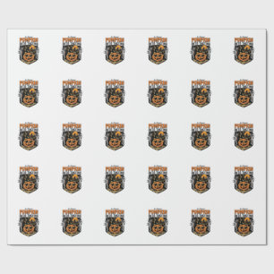 Pumpkin Beer Tasting Vintage Halloween Event Shirt Wrapping Paper