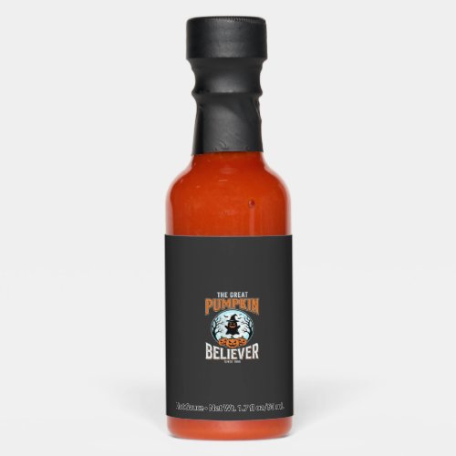 Pumpkin Believer Halloween Graphic Hot Sauces