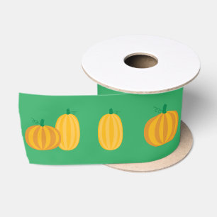 Pumpkin Birthday Party Kids Satin Ribbon
