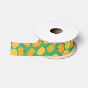 Pumpkin Birthday Party Kids Satin Ribbon