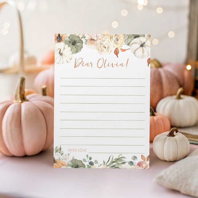 Pumpkin Birthday Time Capsule Card (Creator Uploaded)