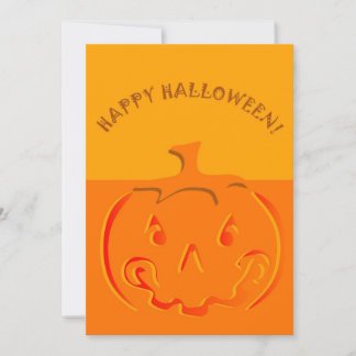 Pumpkin BLANK Halloween Invitation