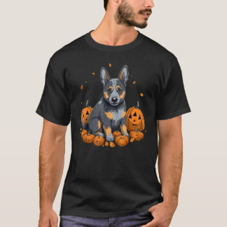 Pumpkin Blue Heeler costume Australian Cattle Dog T-Shirt