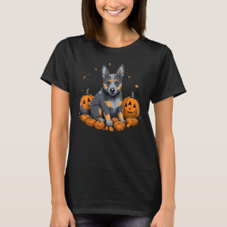 Pumpkin Blue Heeler costume Australian Cattle Dog T-Shirt