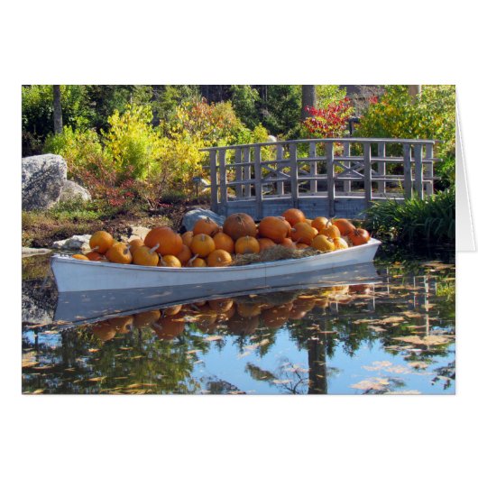 Pumpkin Boat Cards (Front Horizontal)