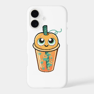 Pumpkin Boba Jellyfish iPhone 17 Case