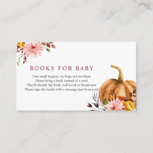 Pumpkin Books for Baby insert card