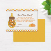 Pumpkin Bottle Baby Shower Guessing Game (Desk)