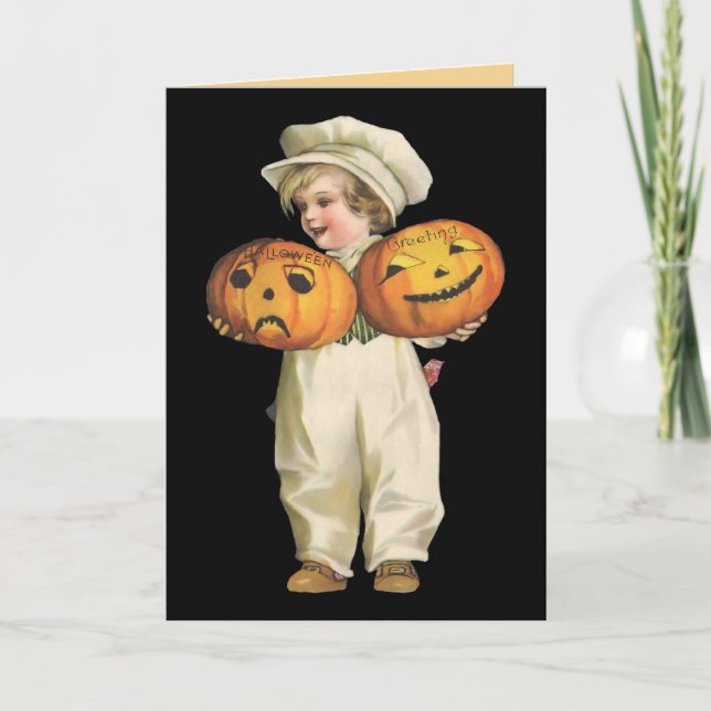 Pumpkin Boy Card (Front)