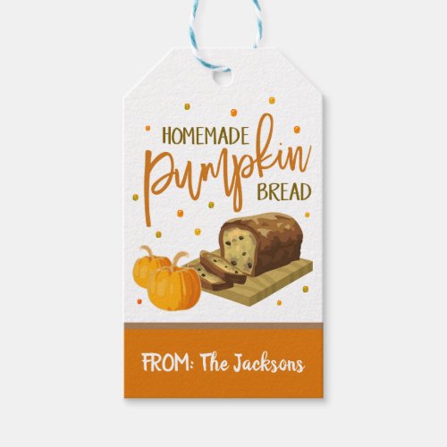 Pumpkin Bread Gift Tag