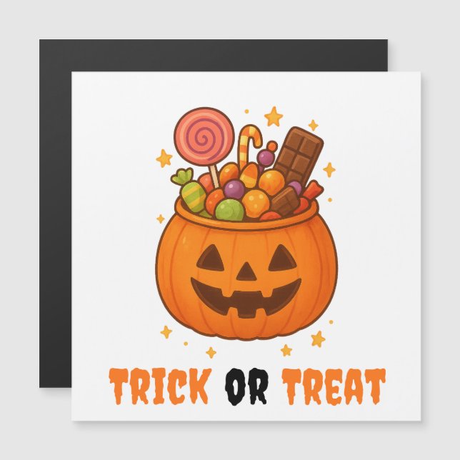 Pumpkin Bucket Full of Sweet - Halloween  (Front/Back)