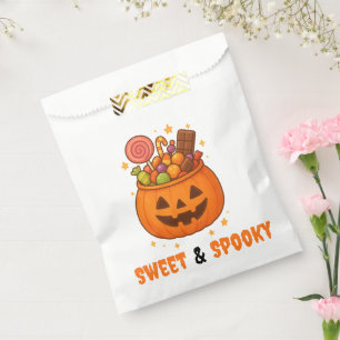 Pumpkin Bucket Full of Sweet - Halloween  Favor Bag