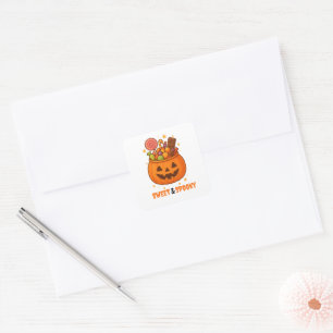 Pumpkin Bucket Full of Sweet - Halloween label set