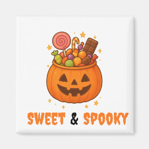 Pumpkin Bucket Full of Sweet - Halloween Magnet