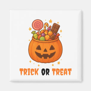 Pumpkin Bucket Full of Sweet - Halloween Magnet