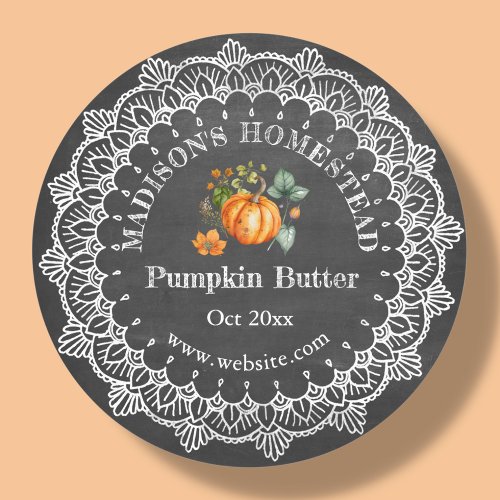 Pumpkin Butter  Country Rustic Classic Round Sticker