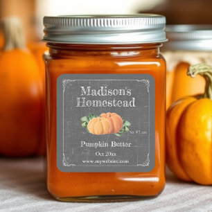 Pumpkin Butter Square Sticker