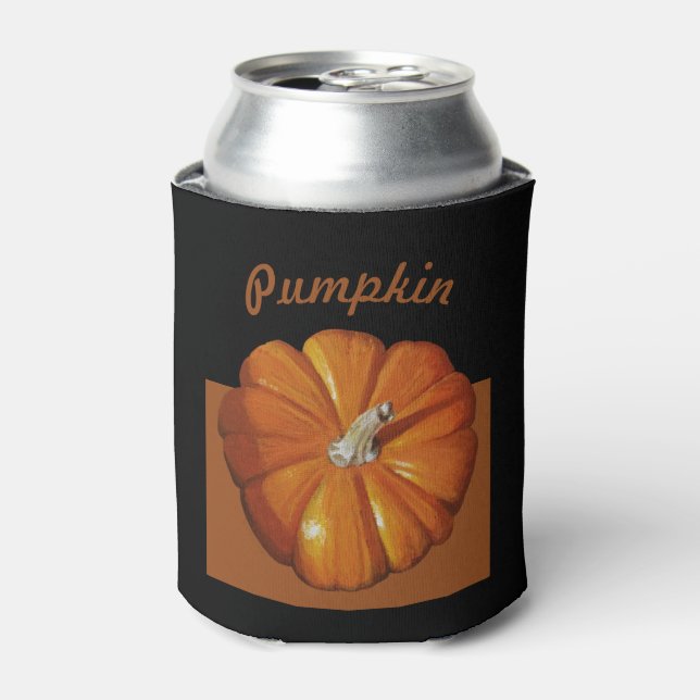 Pumpkin Can Cooler (Can Front)