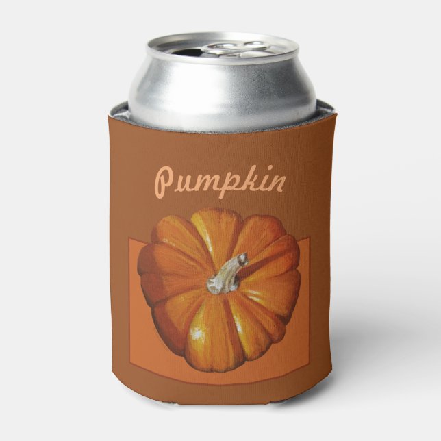 Pumpkin Can Cooler (Can Front)