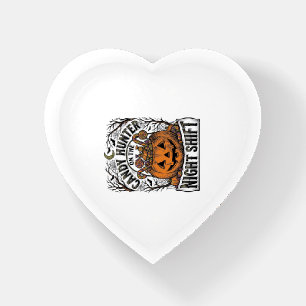 Pumpkin Candy Bucket Vintage Halloween Engraving D Paperweight