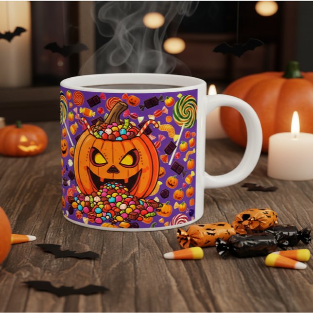  Pumpkin Candy Halloween Coffee Mug (Creator Uploaded)