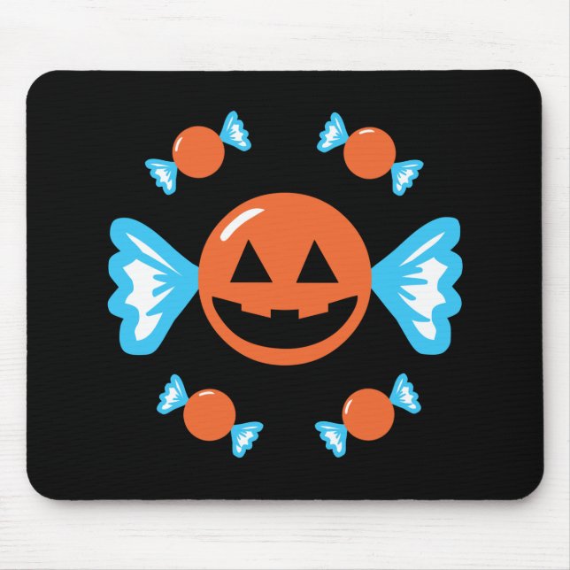 Pumpkin Candy Mouse Pad (Front)