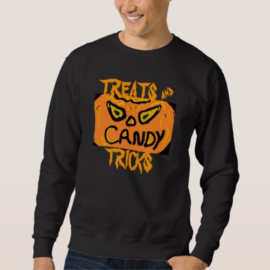 PUMPKIN CANDY TREATS & TRICKS HALLOWEEN TEE SHIRTS
