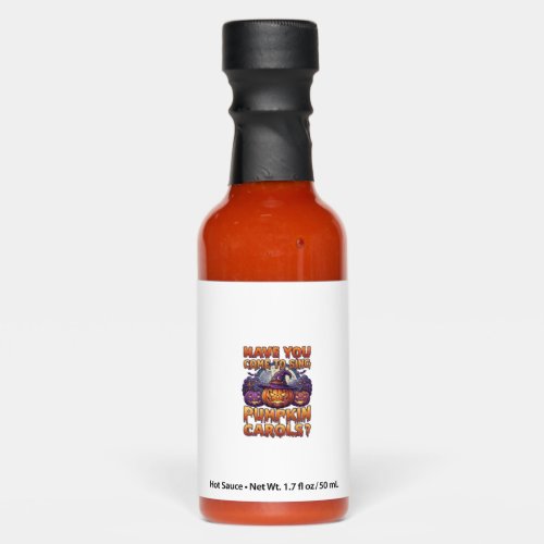 Pumpkin Carols Halloween Witch Hat Jack Lantern Ba Hot Sauces