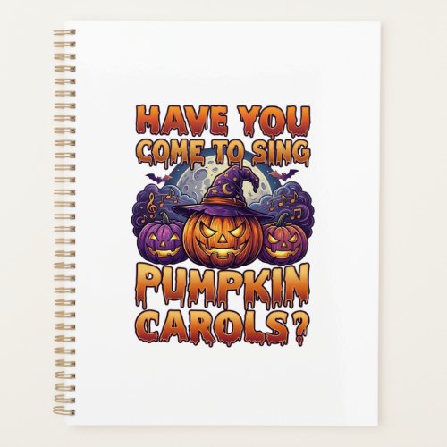 Pumpkin Carols Halloween Witch Hat Jack Lantern Ba Planner