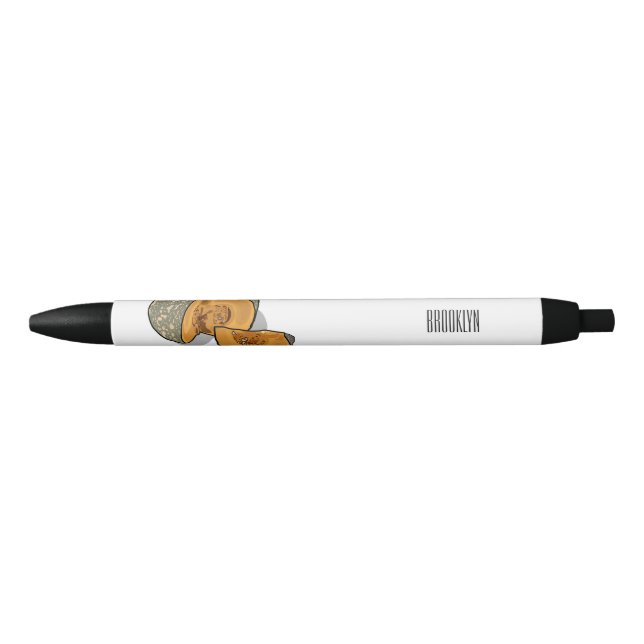 Pumpkin cartoon illustration  pen (Front)
