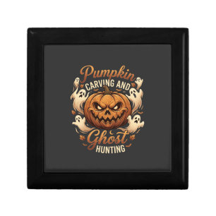 Pumpkin Carving Ghost Hunting Halloween Scary Flyi Gift Box