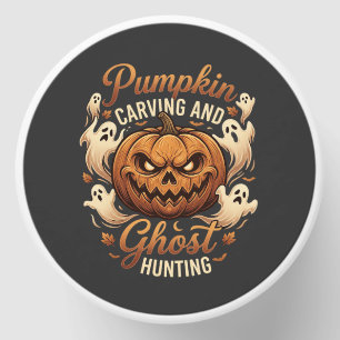 Pumpkin Carving Ghost Hunting Halloween Scary Flyi Mini Candle Favors