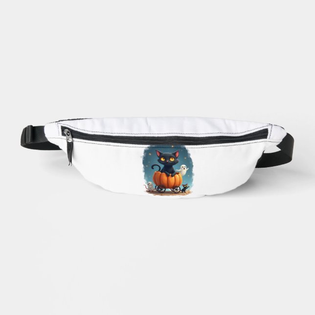 Pumpkin Cat Express Fanny Pack (Front)