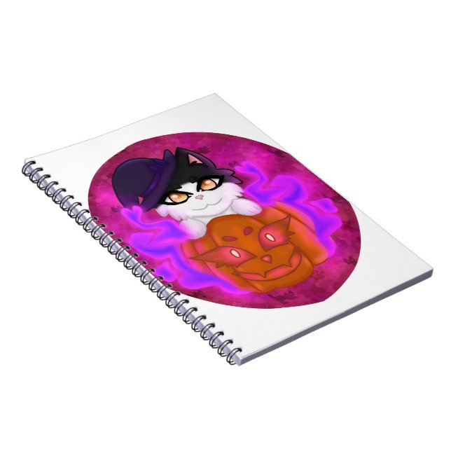 Pumpkin Cat Notebook (Right Side)