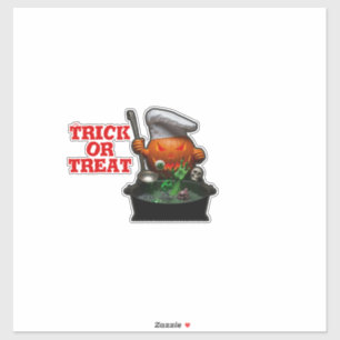 Pumpkin Chef Halloween Party – Spooky Touch Sticker