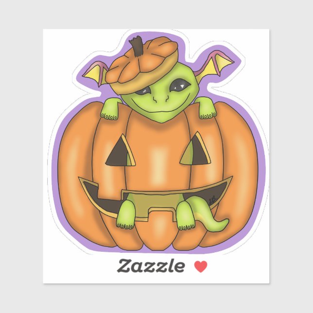 Pumpkin Chumby Sticker (Sheet)