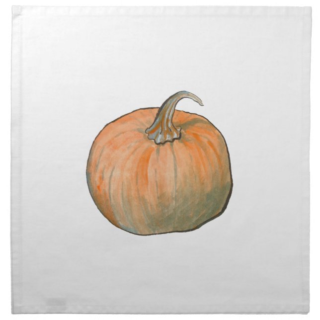 Pumpkin Cloth Napkin (Front)