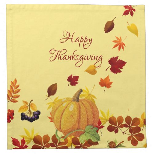 Pumpkin Cloth Napkin