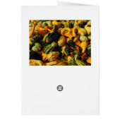 Pumpkin Collage, Yellow Interior Cards (Back)