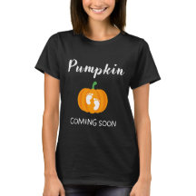 Pumpkin Coming Pregnancy Announcement Halloween