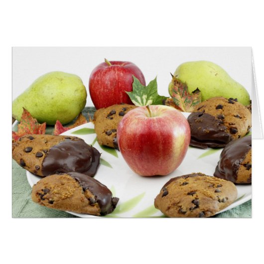 Pumpkin Cookies Autumn Scene Cards (Front Horizontal)