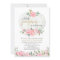 Pumpkin couples baby shower, pink gold elegant
