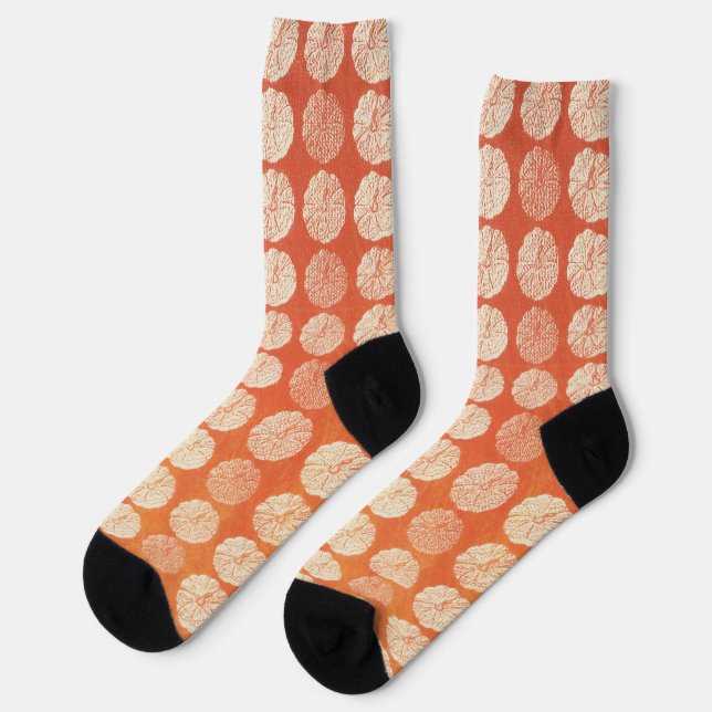 Pumpkin Crew Socks (Left)